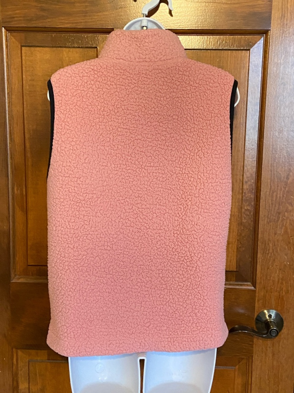 PINK Victoria Secret Sherpa Full Zip Vest Smoky Rose Limited Edition Size Small - Picture 6 of 10